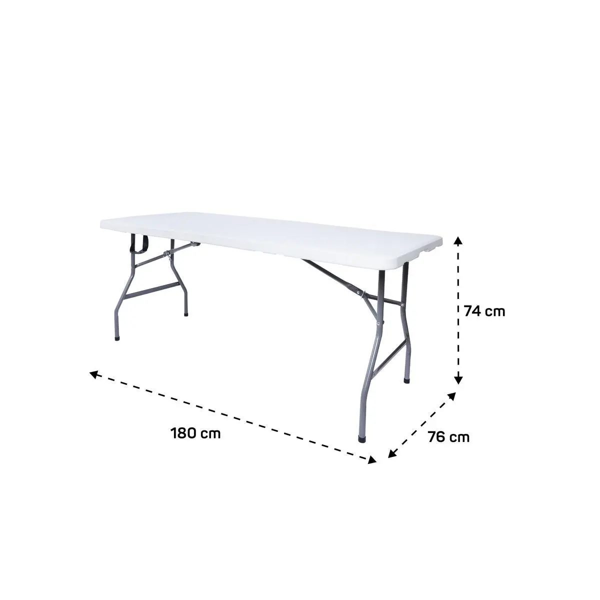 Table de réception rectangulaire – 180 cm